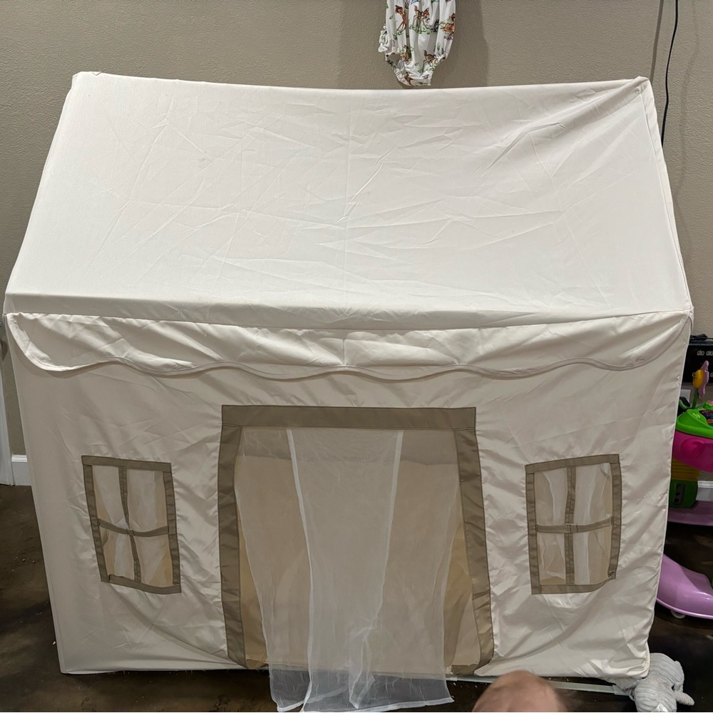 Cream colored kids play house!
